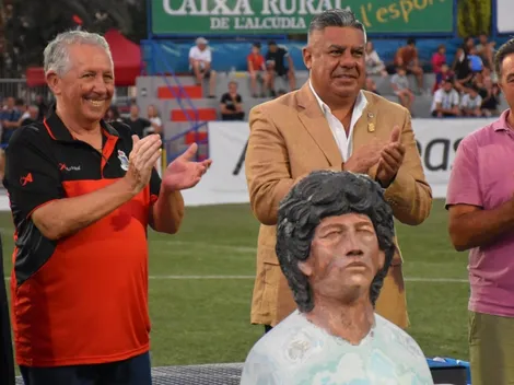 El homenaje que le hizo el COTIF a Maradona en L'Alcudia