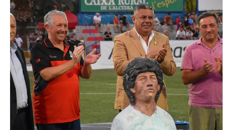 El homenaje que le hizo el COTIF a Maradona en L'Alcudia