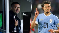 La condición que le puso Riquelme a la llegada de Cavani a Boca: "No es una opción"