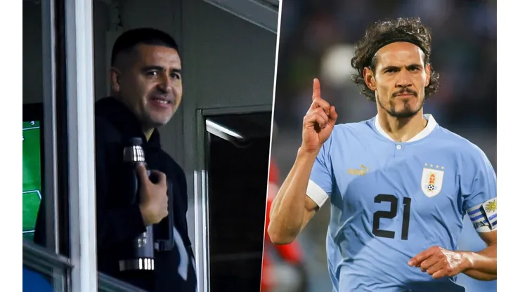 La condición que le puso Riquelme a la llegada de Cavani a Boca: "No es una opción"