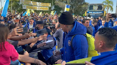 El tremendo recibimiento para Boca en Paraná.