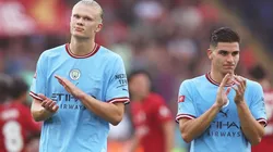 Tras su gol, a Julián le preguntaron si puede compartir equipo con Haaland.