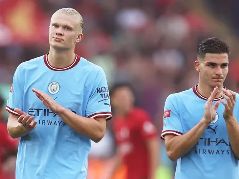 Tras su gol, a Julián le preguntaron si puede compartir equipo con Haaland: "Creo que..."