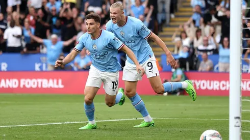 Julián Álvarez: debut y gol.