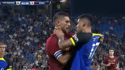 VIDEO | Cuti Romero, a los agarrones con Pellegrini en un amistoso