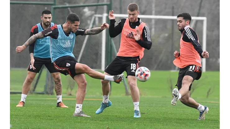 Gallardo tiene al reemplazante de Barco y una duda para que River reciba a Sarmiento