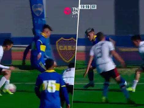 VIDEO | El lujo riquelmeano de Brandon Cortés en el triunfo de la Reserva de Boca