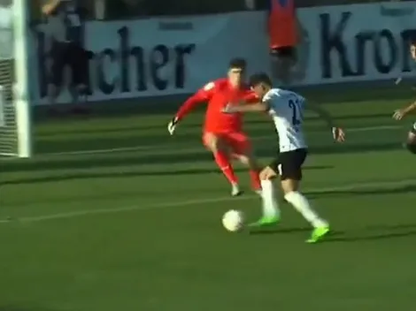 VIDEO | ¡Atento Scaloni!, Alario comenzó su etapa en Frankfurt con gol y ya mete presión