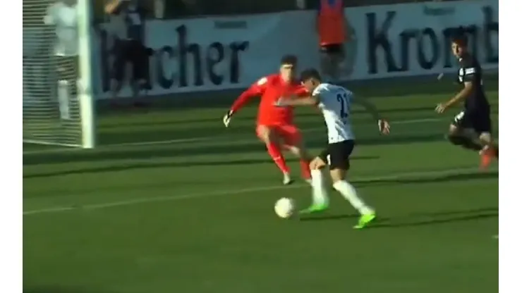 VIDEO | ¡Atento Scaloni!, Alario comenzó su etapa en Frankfurt con gol y ya mete presión