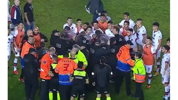 Escándalo en Barracas-Patronato.