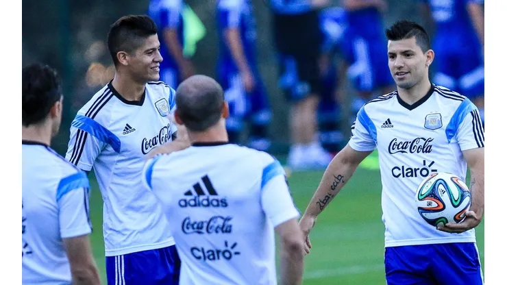 El desopilante comentario del Kun Agüero a Rojo en Instagram: "Dale Marcos"