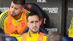 La imagen viral de Izquierdoz yéndose de Argentina en pleno partido de Boca