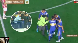 VIDEO | El sobrino de Rojo se metió a la cancha tras el gol de su tío en Boca