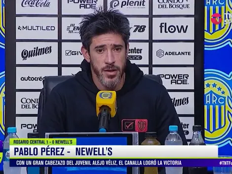 La insólita declaración de Pablo Pérez tras perder el clásico con el Central de Tevez