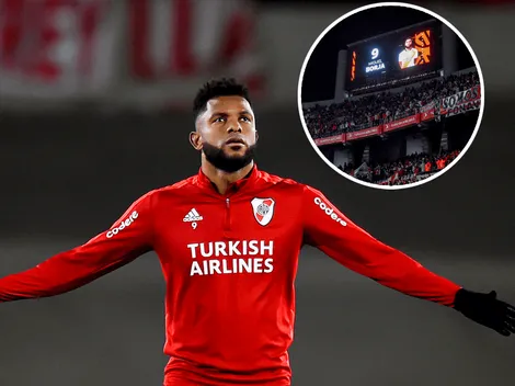 VIDEO | La ovación que se llevó Borja en el Monumental antes de hacer su debut en River