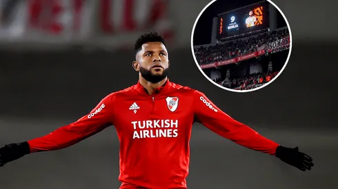 VIDEO | La ovación que se llevó Borja en el Monumental antes de hacer su debut en River