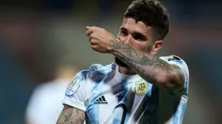 De Paul y su historia en Instagram.