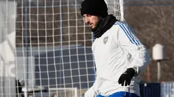 Benedetto terminó lesionado.