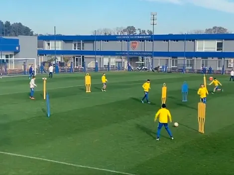 "Es una vergüenza": el video del entrenamiento de Boca que causó bronca en los hinchas
