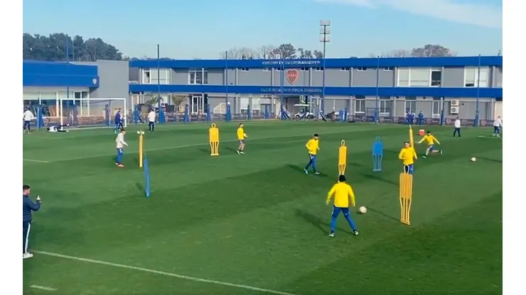 "Es una vergüenza": el video del entrenamiento de Boca que causó bronca en los hinchas