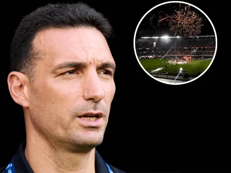 ¿A quién fue a ver? Scaloni, presente en el Monumental para el River-Gimnasia