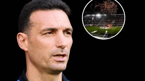 ¿A quién fue a ver? Scaloni, presente en el Monumental para el River-Gimnasia