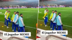 VIDEO | La cargada de un hincha de Argentinos a Benedetto: "Dale que vienen los penales"