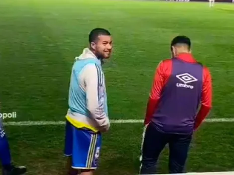 VIDEO | Terminó riéndose: el grito de un plateista de Argentinos a Weigandt