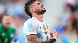 De Paul y la chance de no jugar el Mundial.