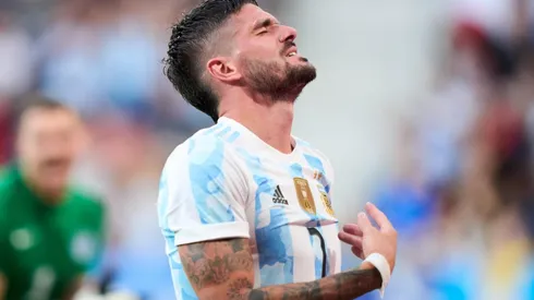 De Paul y la chance de no jugar el Mundial.