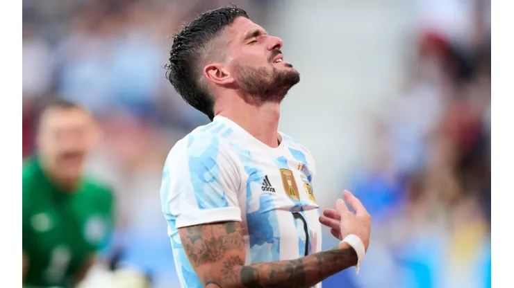De Paul y la chance de no jugar el Mundial.