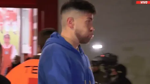 Rossi se retiró con un gesto de disgusto.