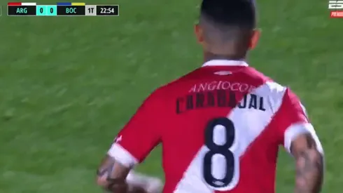 VIDEO | Fue un misil: Carabajal dejó sin chances a Rossi y marcó el 1-0 sobre Boca