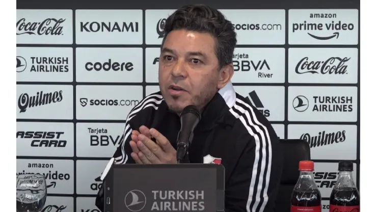 Gallardo negó una crisis en River: "Estamos lejos de pensar que esté todo terminado"