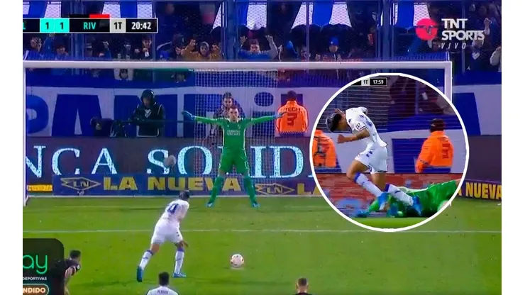 VIDEO | Armani hizo el penal como en la Copa y Bou volvió a mojar contra River