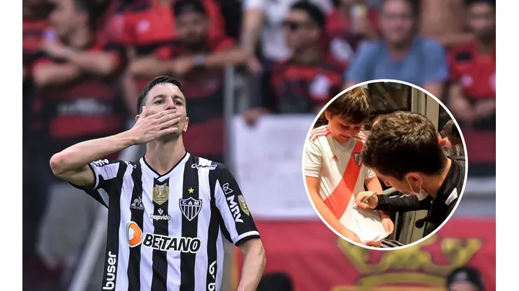 VIDEO | La reacción de Nacho Fernández cuando hincha de River le pidió que vuelva al club