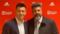 La foto de Bragarnik con Lisandro Martínez que confirma su pase al United