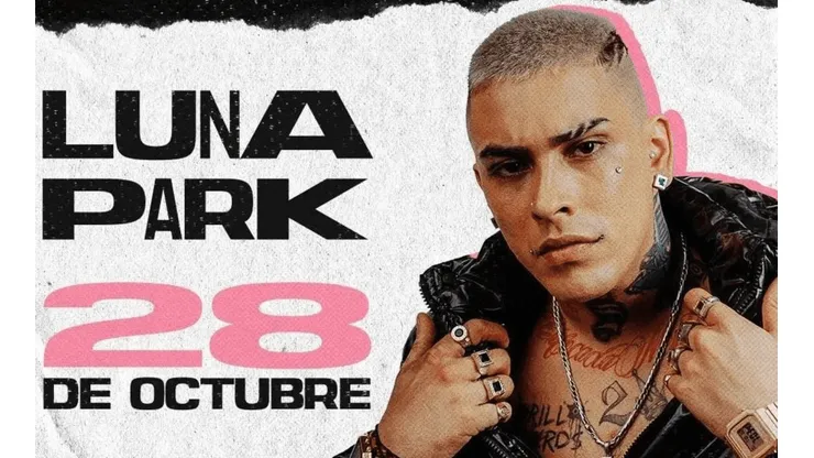 Callejero Fino se estará presentando en el Luna Park.