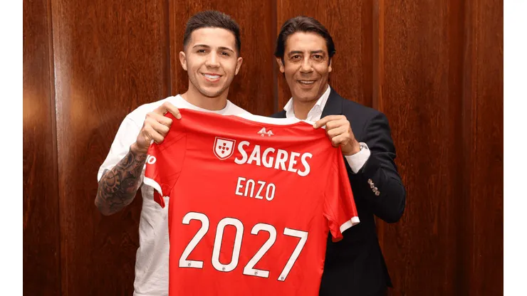 Enzo Fernández y una cláusula millonaria.