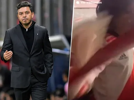 VIDEO | La historia que subió la exmujer de Gallardo en pleno partido de River