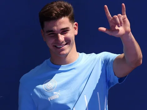 Cuándo debutaría Julián Álvarez como jugador de Manchester City
