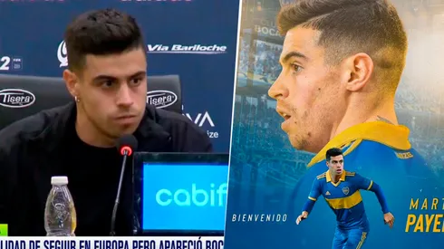 La frase de Martín Payero en su presentación que volverá locos a los hinchas de Boca