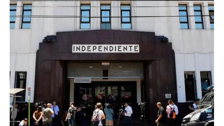 La sede social de Independiente, lugar donde no hay paz en este último tiempo.