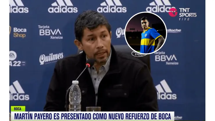 Tras la presentación de Payero, Jorge Bermúdez confirmó que Boca no se retira del mercado