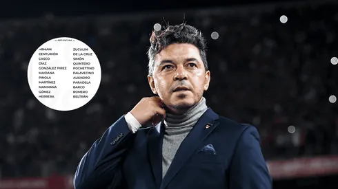 Tras la llegada de Borja, la lista de convocados de River para jugar con Barracas