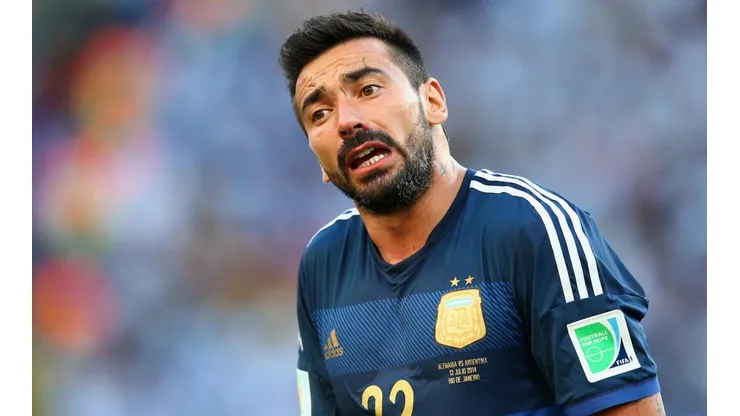 Salió en el entretiempo: los brillantes registros de Lavezzi en la final ante Alemania