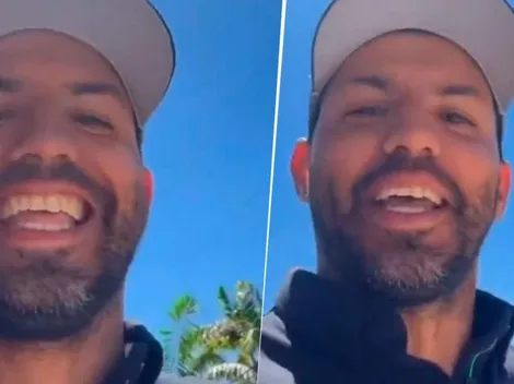 El Kun Agüero grabó un video corriendo y le mandó un mensaje a Scaloni