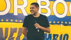 Riquelme, a punto de cerrar una venta.