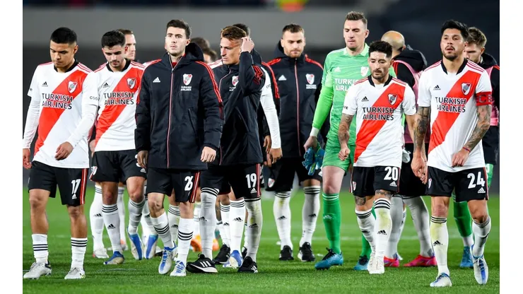 Siguen las malas para River: Enzo Pérez se lesionó contra Godoy Cruz
