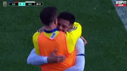 Rojo le dedicó el gol a Izquierdoz.